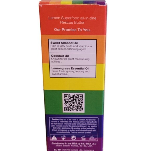 Superfood Lemon Rescue Butter by Doctor Botanicals 50ml Pride Edition - Picture 4 of 8